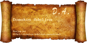 Domokos Adelina névjegykártya